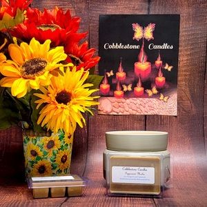 PEPPERMINT MOCHA Soy Wax Melt home scent by Cobblestone Candles